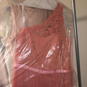 Coral bridesmaid dress